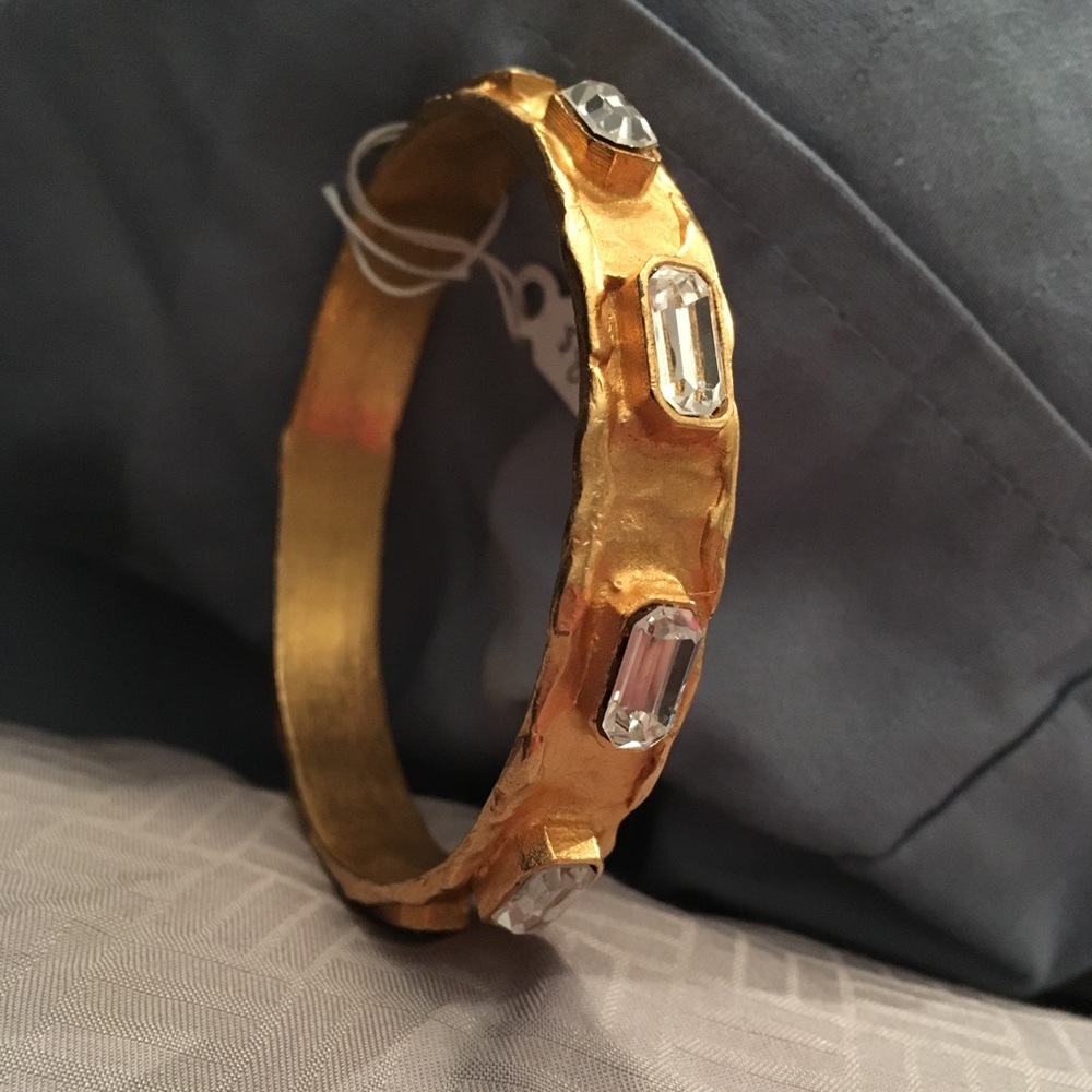 Gold studded bracelet